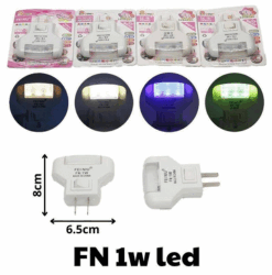 Đèn Ngủ LED Cắm Điện FN 1W – Siêu Tiết Kiệm, Ánh Sáng Êm Dịu, Dễ Sử Dụng