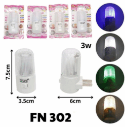 Đèn Ngủ LED FN 302 – Ánh Sáng Dịu Êm, Nhiều Màu Sắc, Thiết Kế Nhỏ Gọn