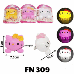 Đèn Ngủ Hình Mèo Kitty FN 309 – Dễ Thương, An Toàn, Bé Nào Cũng Thích
