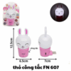 Đèn Ngủ Hình Thỏ FN 607 – Dễ Thương, An Toàn, Ánh Sáng Dịu Nhẹ Cho Bé