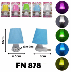 Đèn Ngủ Cảm Ứng FN 878 – Thiết Kế Như Đèn Bàn Mini, Ánh Sáng Đổi Màu Thư Giãn