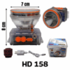 Đèn Pin Đội Đầu HD 158 – Thiết Kế Gọn Nhẹ, Ánh Sáng Mạnh, Dùng Được Mọi Lúc Mọi Nơi