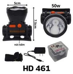 Đèn Pin Đội Đầu HD 461 – Nhỏ Gọn, Bền Bỉ, Ánh Sáng Ổn Định Cho Nhu Cầu Hằng Ngày