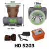 Đèn Pin Đội Đầu HD 5203 – Công Suất 120W Cực Sáng, Thiết Kế Chuyên Nghiệp, Bền Bỉ Dễ Dùng
