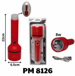 Đèn pin sạc đa năng PM 8126