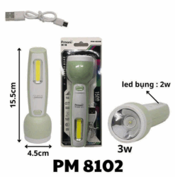 Đèn pin sạc đa năng PM 8102