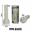 Đèn pin sạc đa năng PM 8105